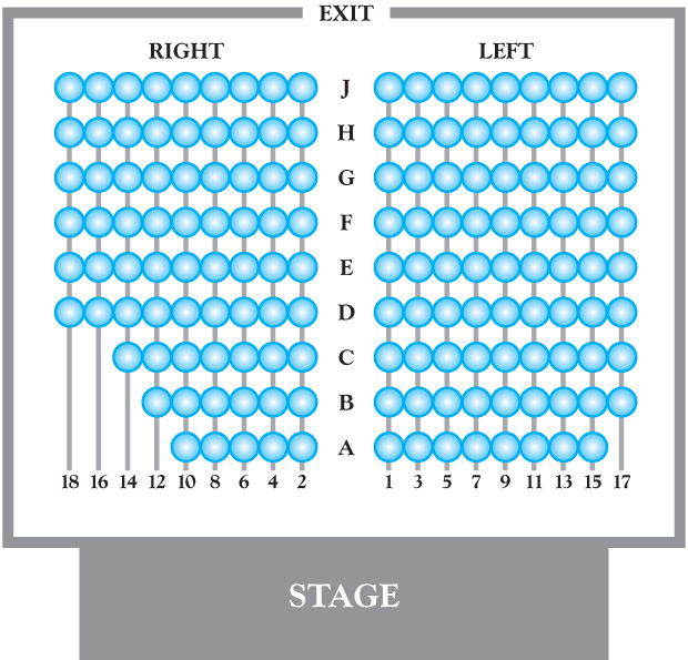Barn Theatre Seating Chart