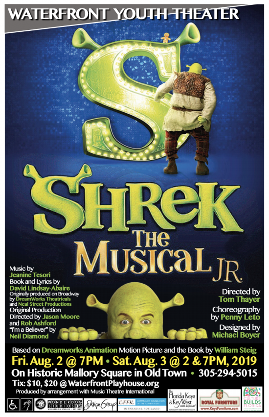 shrek the musical key west